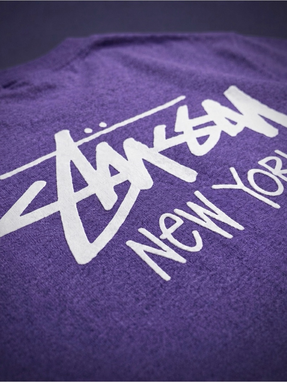 🆕 STUSSY T Shirt XL Stüssy New York Chapter Exclusive Grail Color Way - Picture 2 of 5